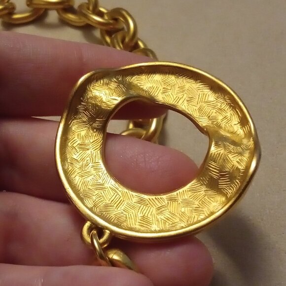 Givenchy Vintage Paris Chunky Chain Necklace Faux Pearls - Picture 12 of 17